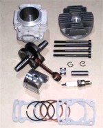 Kit Cylindre Haute Compression 44mm avec culasse + vilebrequin Racing Pro